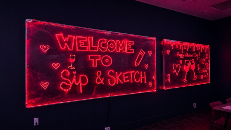We Sketched Each Other at a True Crime Night in Calgary — And It Was One of Our Most Unique Date Nights Yet